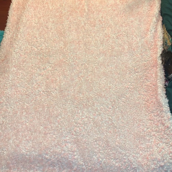 Vintage shag velvet reversible throw blanket - Picture 3 of 7